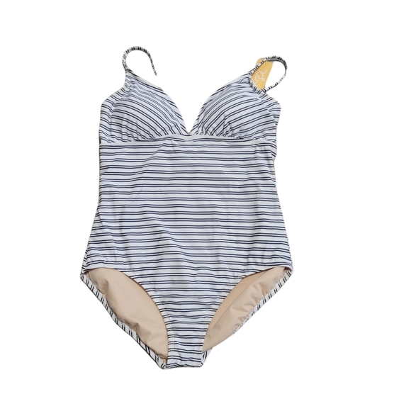 Kona Sol Other - NWT Kona Sol swimsuit striped Women's Size XL